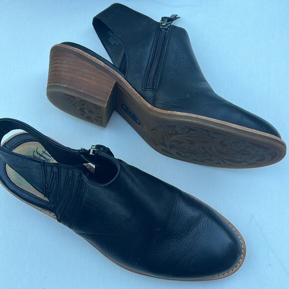Sofft Arabia Women's Black Slingback Comfort Bootie Style Low Heel Sz 8 - Picture 12 of 12